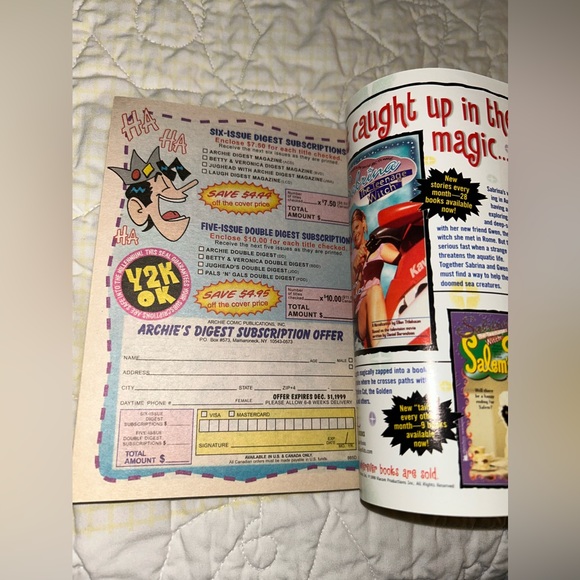 📚BOOK SALE 5 for $20📚 Archie's Pals N Gals Double Digest No. 46 February 2000 - Picture 9 of 10
